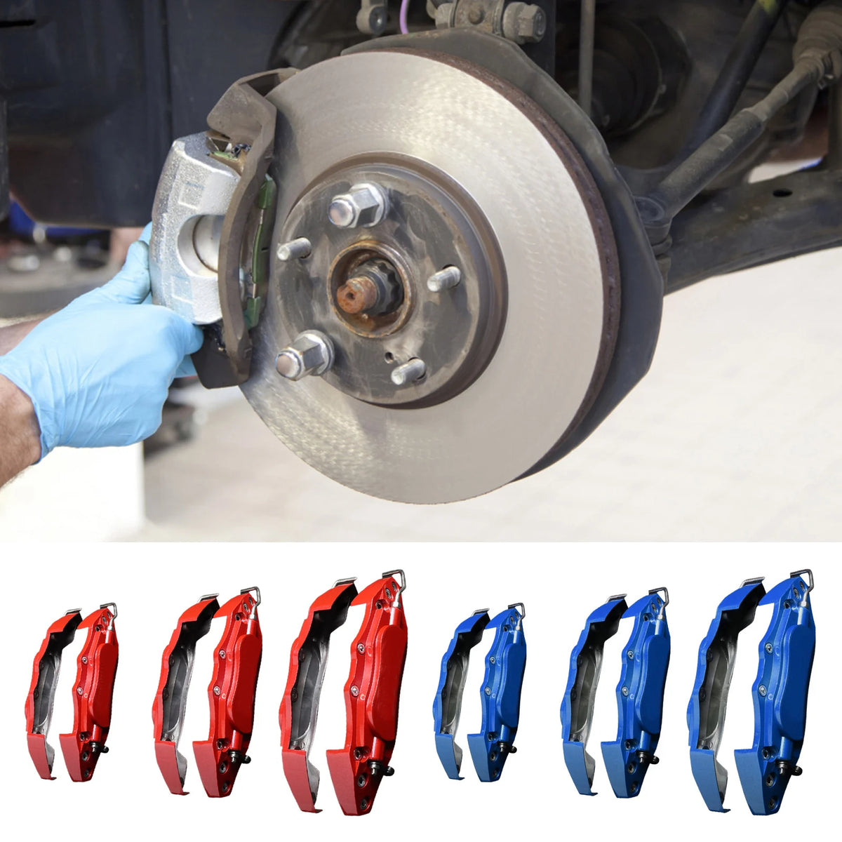 Car Brake Caliper Cover Aluminum Alloy Disc Brake Caliper Fa
