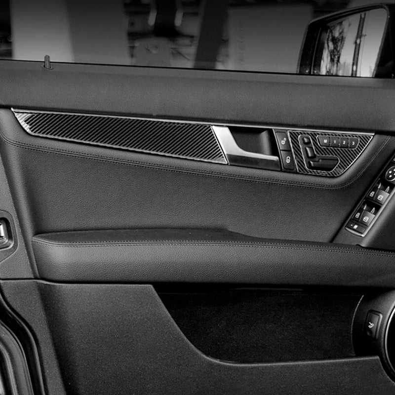 For Mercedes Benz C Class W204 C180 C200 C260 Car Carbon Fib
