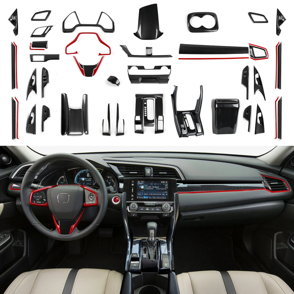 For Honda Civic 10th Gen (2016 -2021) Interior Accessories C