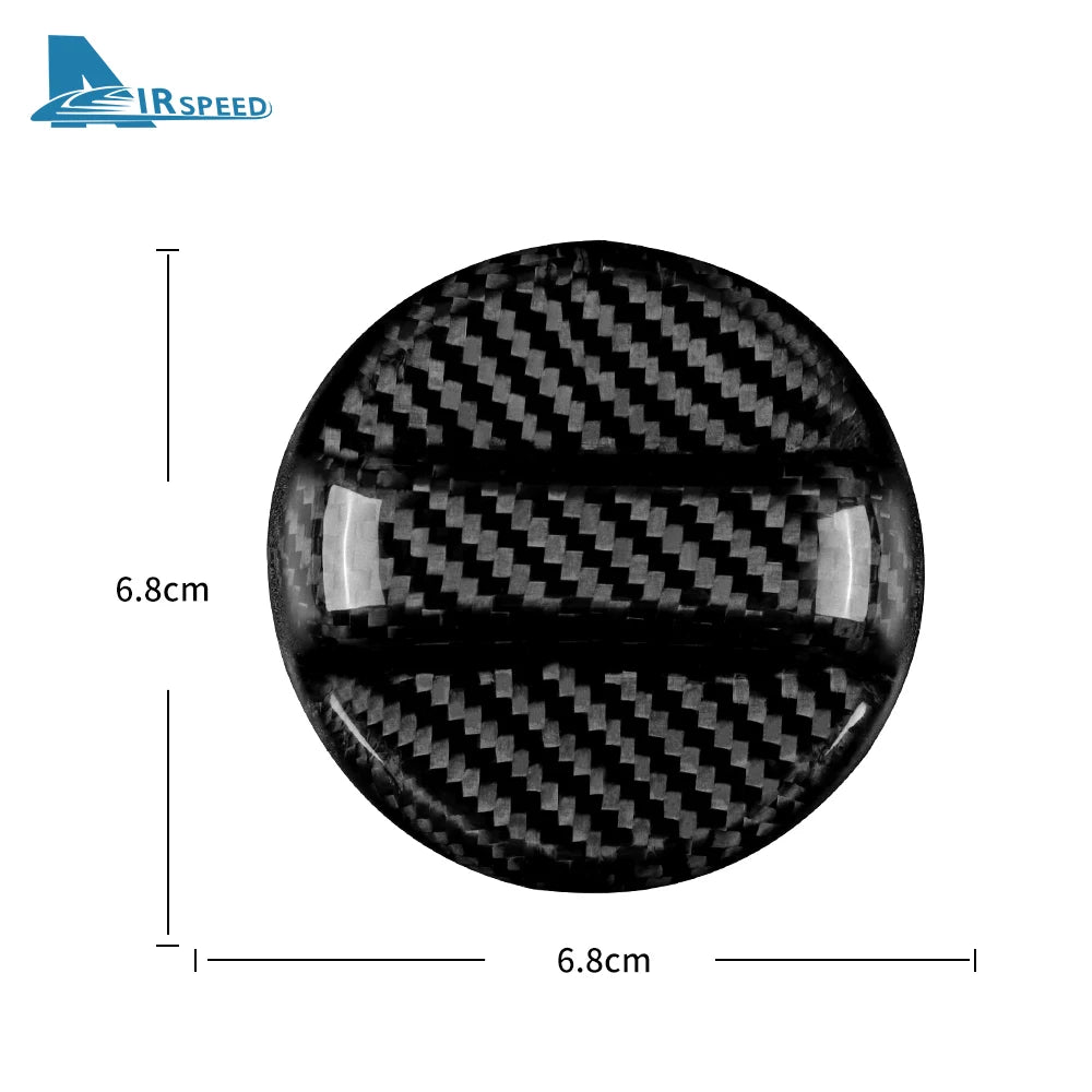 Real Hard Carbon Fiber Sticker For Subaru BRZ WRX STI XV For