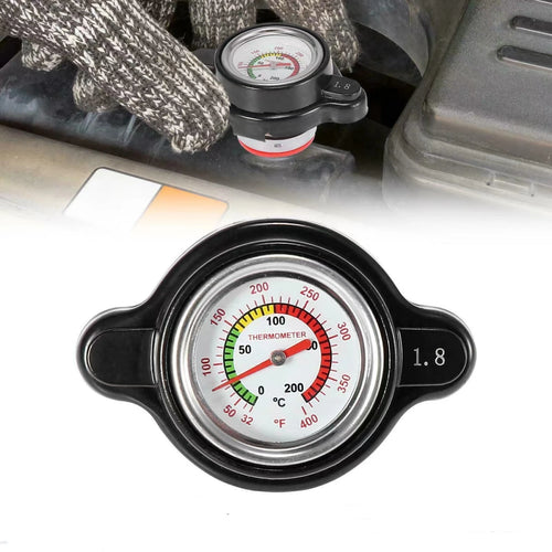 1.8 Bar High Pressure Radiator Cap 25.6Psi With Temperature 