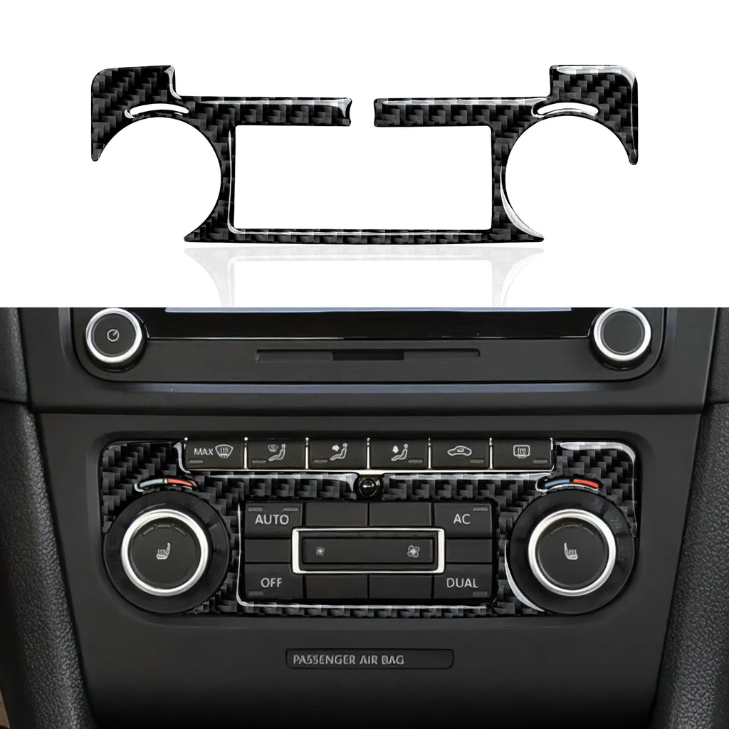 Car Center Console Gear Shift Panel For Volkswagen Golf VI MK6 GTI R Plus (2010-2014) Carbon Fiber Interior Sticker Trim Set Kit