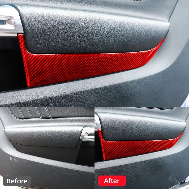 For Ford Mustang GT 2015-2021 Car Accessories Carbon Fiber I
