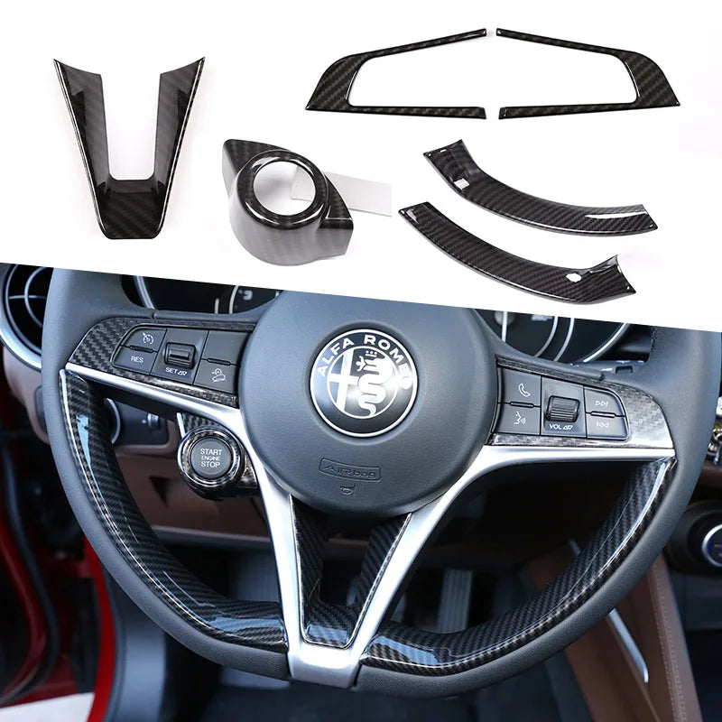 ABS Carbon Fiber For Alfa Romeo Giulia Stelvio 2017 2018 201