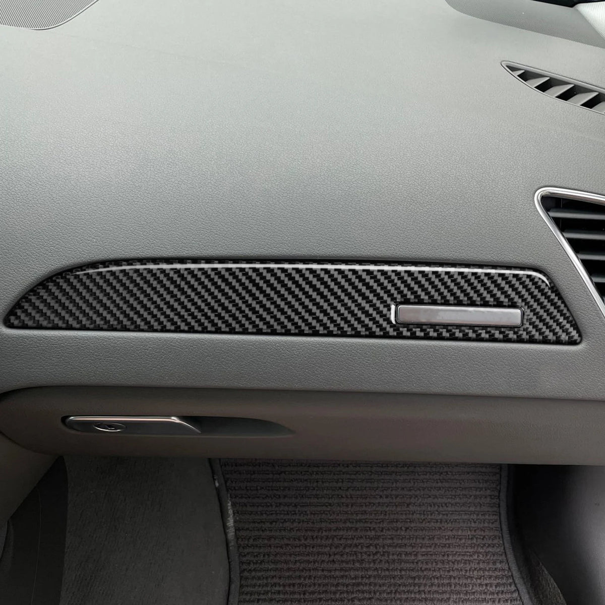 For Audi A4 B8 2009-2016 Carbon Fiber Co-pilot Dashboard Pan