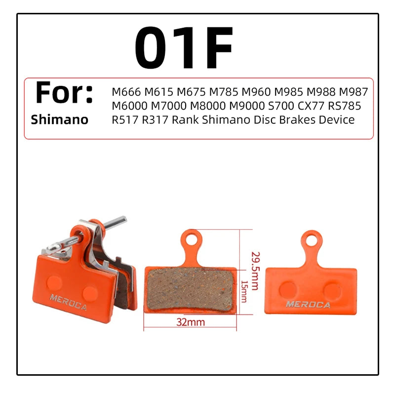 Bicycle Resin Brake Pad Mtb For Shimano M375 M445 Mt200 Bb5 Bb7 Mountain Road Bike Hydraulic Disc Brake Pads