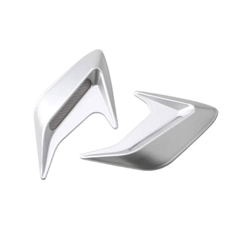 Carbon Fiber Universal Car Shark Gills Fender Side Air Flow Outlet Vent Decoration Sticker Trim Cover Decal Car Styling
