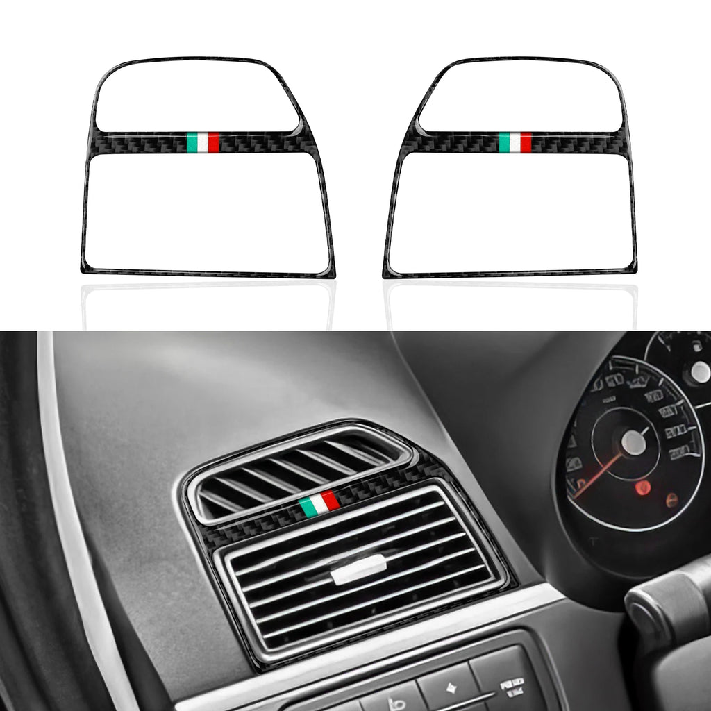 Car Steering Wheel Panel. Carbon Fiber Interior Sticker. For Fiat Abarth Grande Punto 199 (2005-2010) Trim Accessories.