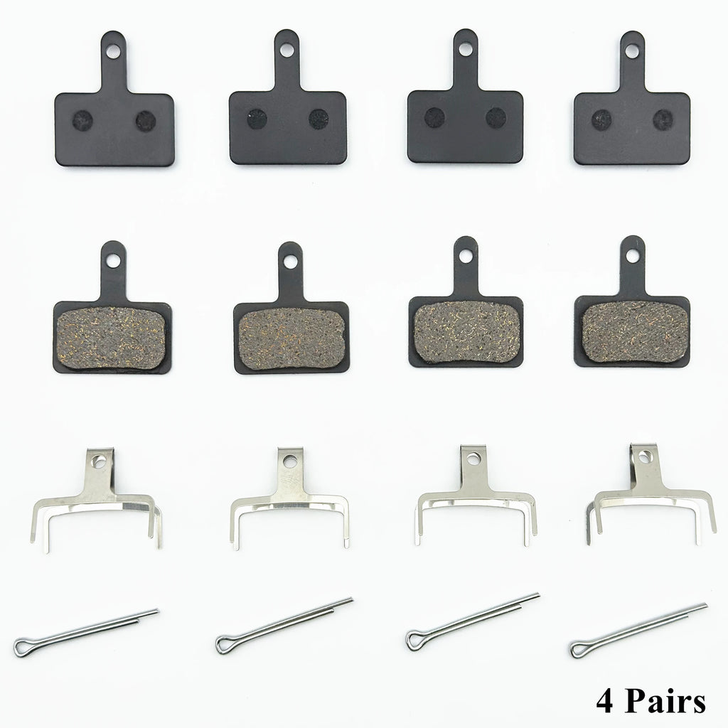 2/4/12Pairs Bicycle Disc Brake Pads Resin / Semi-Metal / Ceramics For Shimano Deore B01S B03S B05S MT200 MT400 MT500 UR300 M3050