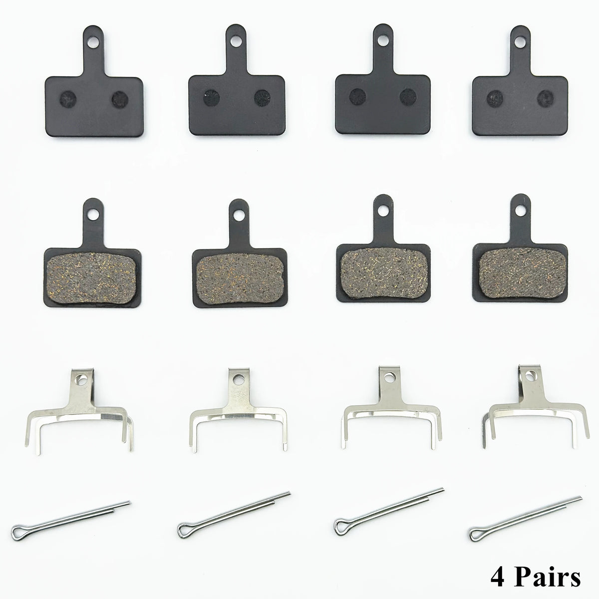 2/4/12Pairs Bicycle Disc Brake Pads Resin / Semi-Metal / Ceramics For Shimano Deore B01S B03S B05S MT200 MT400 MT500 UR300 M3050