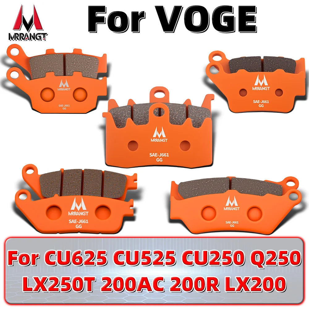 MRRANGT Motorcycle High Performance Ceramic Brake Pads Set F