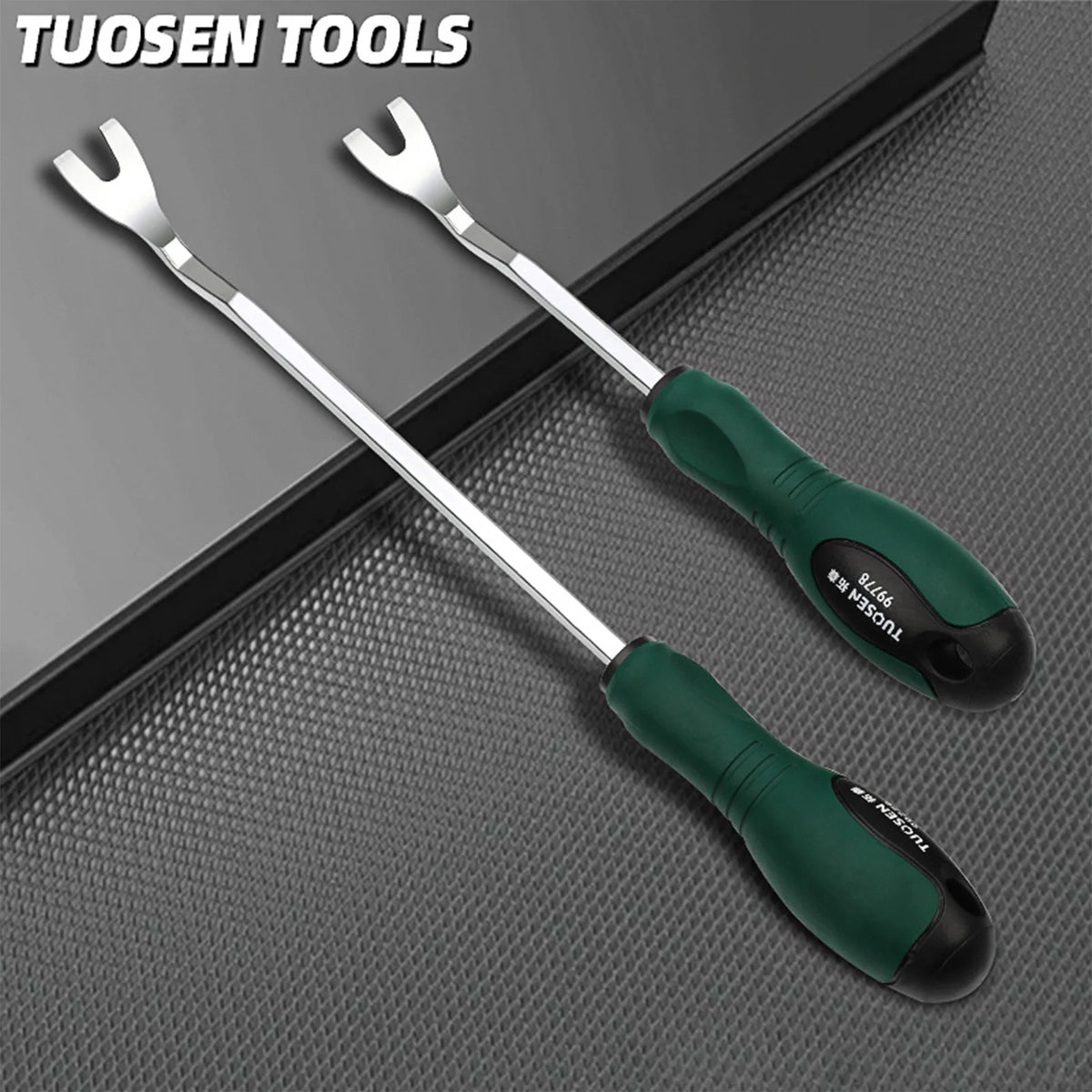 Auto Door Panel Clip Remover Tool Set Durable Steel Pry Bar 
