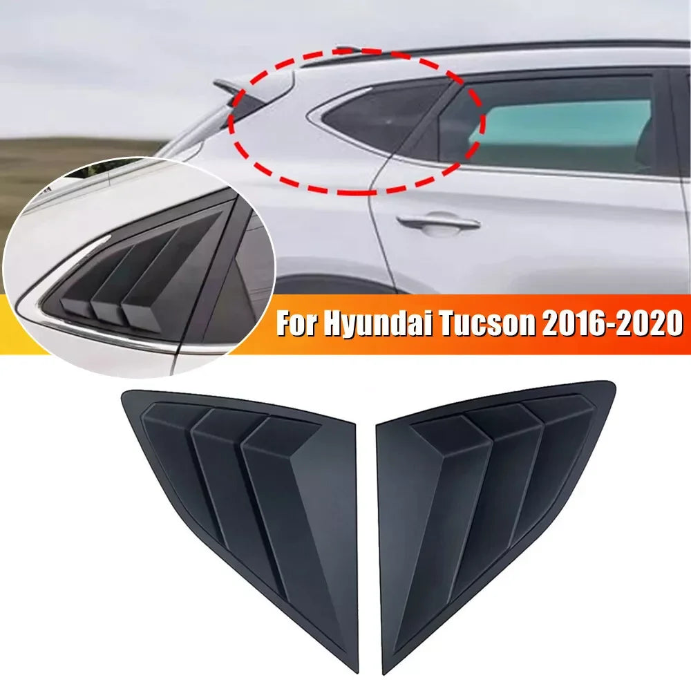 For Hyundai Tucson 2016-2020 2Pcs Car Rear Window Side Vent 