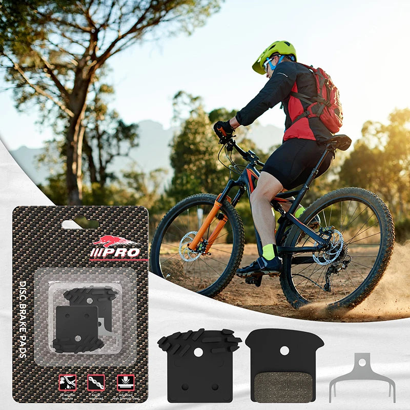 IIIPRO Bike Brake Pads Ceramic MTB Road Bicycle Disc Pad Wea