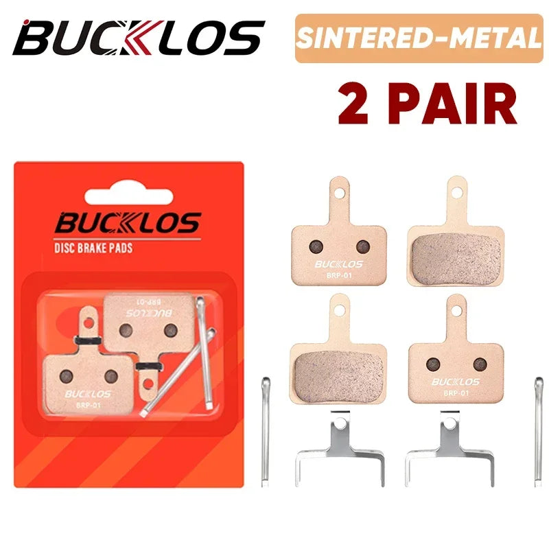 BUCKLOS Bicycle Hydraulic Disc Brake Pad Semi-Metal Ceramic MTB Bike Brake Pads for SHIMANO B01S MT200 SRAM AVID HAYES Magura