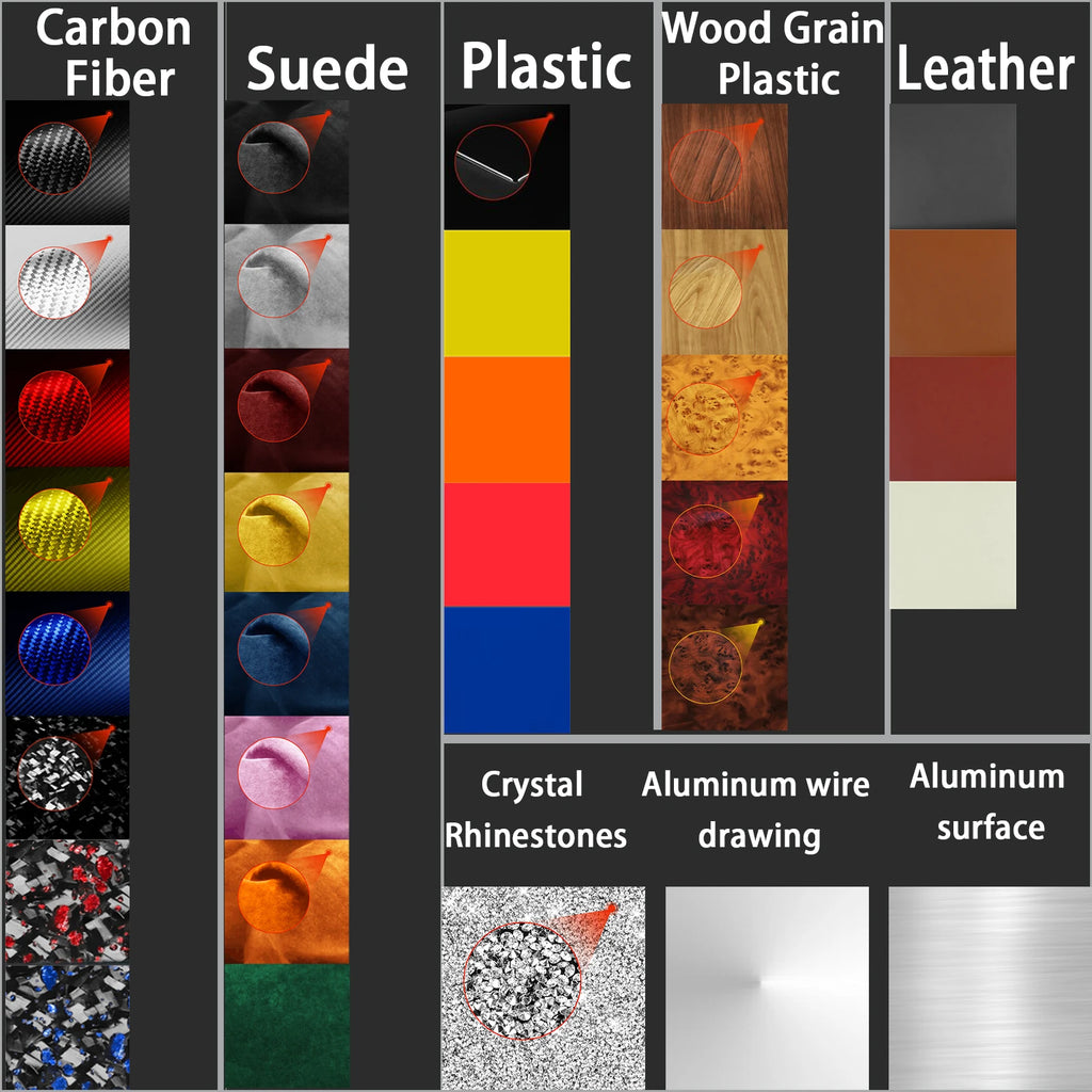 For BMW 5 Series G30 G31 G38 2017-2023 Carbon Fiber Central 