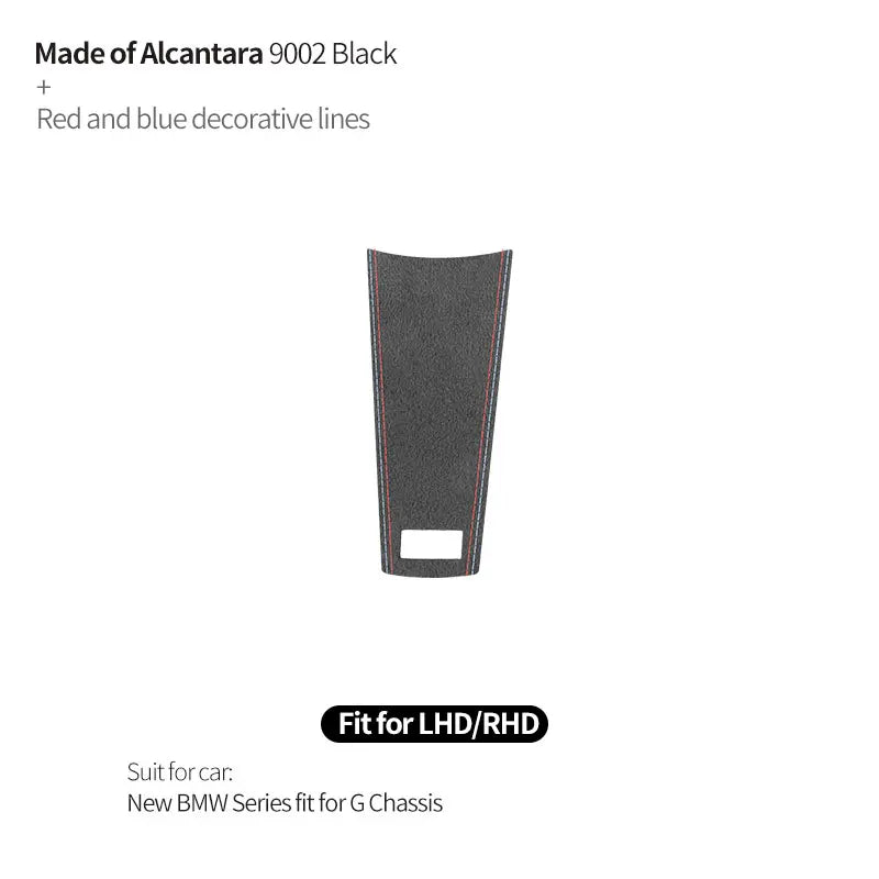 For New BMW Series Fit for G Chassis Made of Alcantara Steering Wheel Stickers Panel Trim Frame Car Interior Tuning Accessories