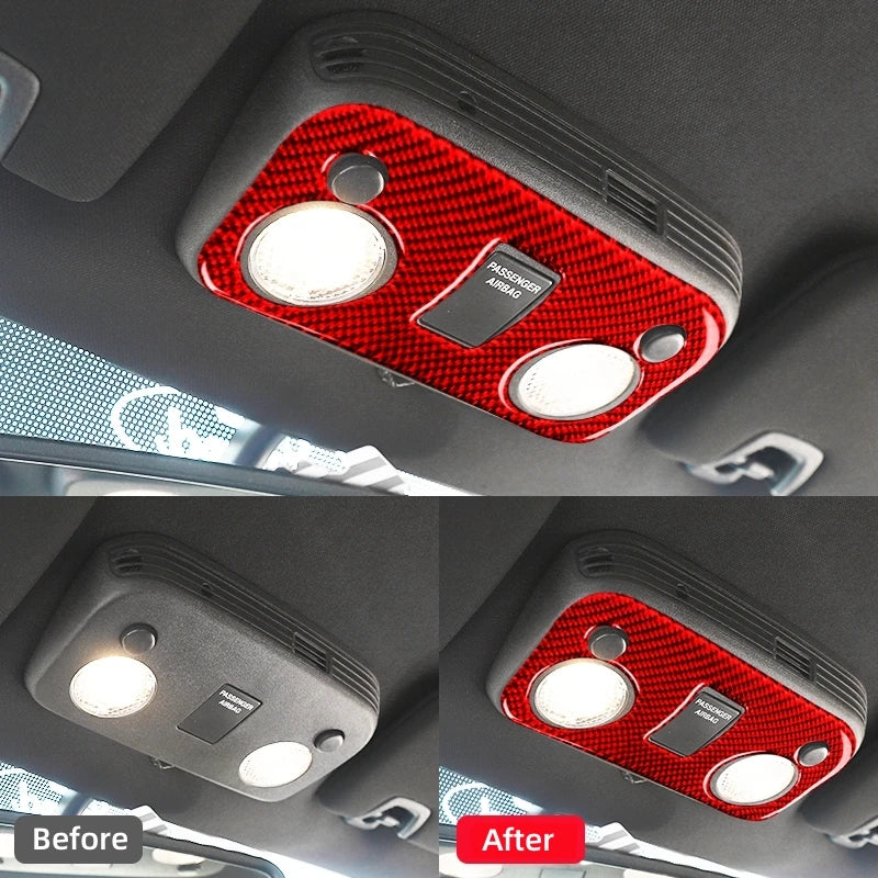 For Ford Mustang GT 2015-2021 Accessories Carbon Fiber Inter