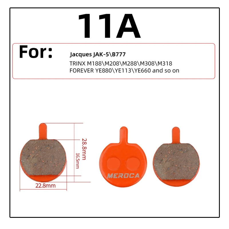 Bicycle Resin Brake Pad Mtb For Shimano M375 M445 Mt200 Bb5 Bb7 Mountain Road Bike Hydraulic Disc Brake Pads