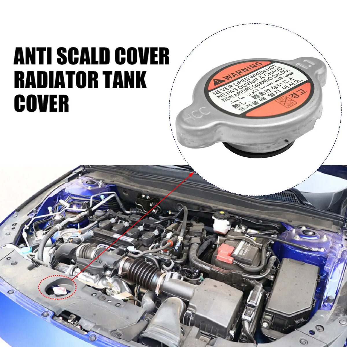 1.1 Radiator Cap For Hyundai KIA Azera XG300 Tiburon Soul So