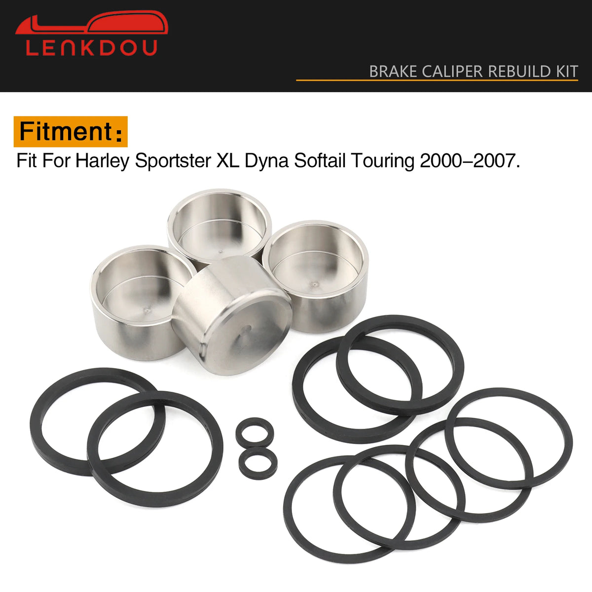 for Harley Brake Caliper Rebuild Kit Front Rear for Sportste