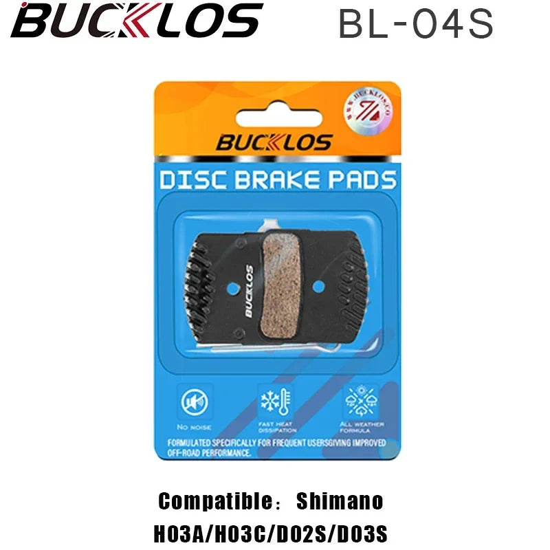 BUCKLOS Bicycle Disc Brake Pad Ceramic Bike Hydraulic Brakes Pads Road MTB Brake Pad for Shimano L05A J04C J05A H03A N03A NUTT