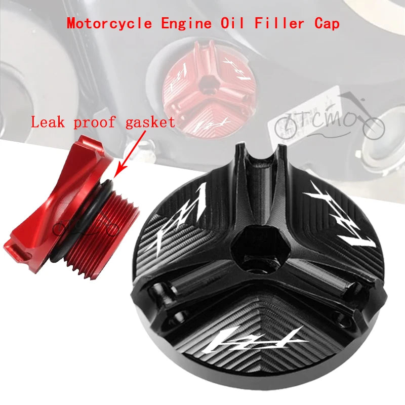 Motorcycle CNC Aluminum Engine Oil Filler Cap Oil Plug Cover