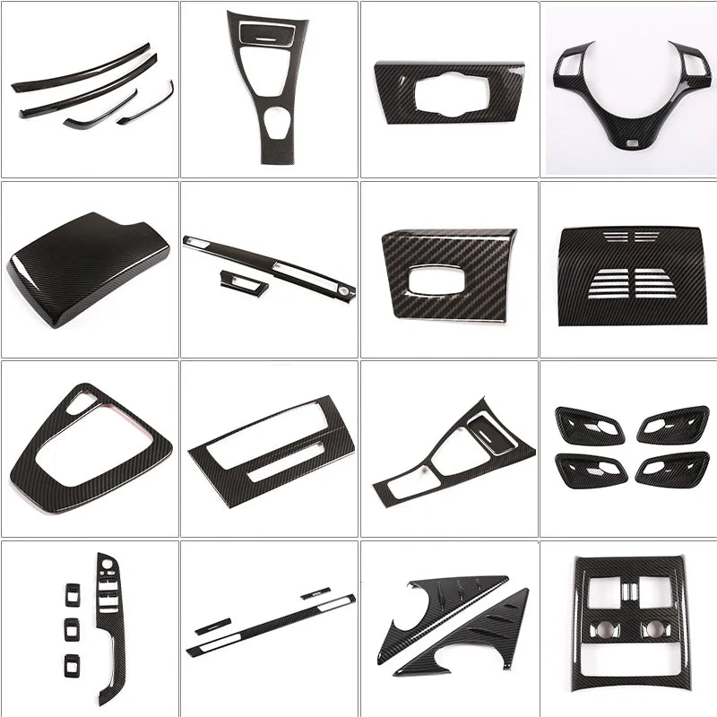 For BMW 3 Series E90 2005-2012 Car Carbon Fiber Interior Dec