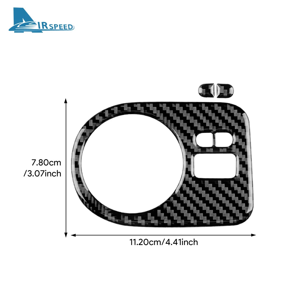 Real Soft Carbon Fiber Sticker For Seat Ibiza 6j 2009 2010 2