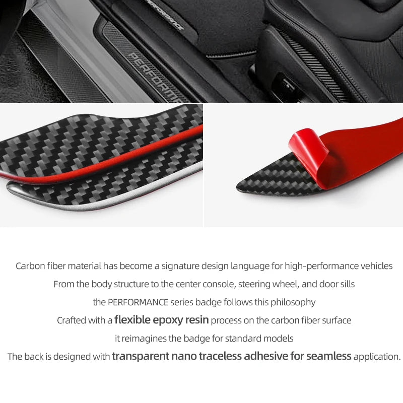 For Tesla Model Y Juniper Model 3 Highland 2024 Carbon Fiber