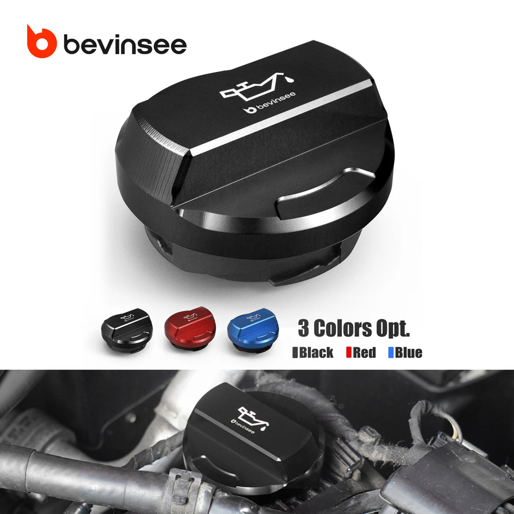 BEVINSEE Engine Oil Filler Cap for Audi A1 A3 S3 RS3 TTS TTR