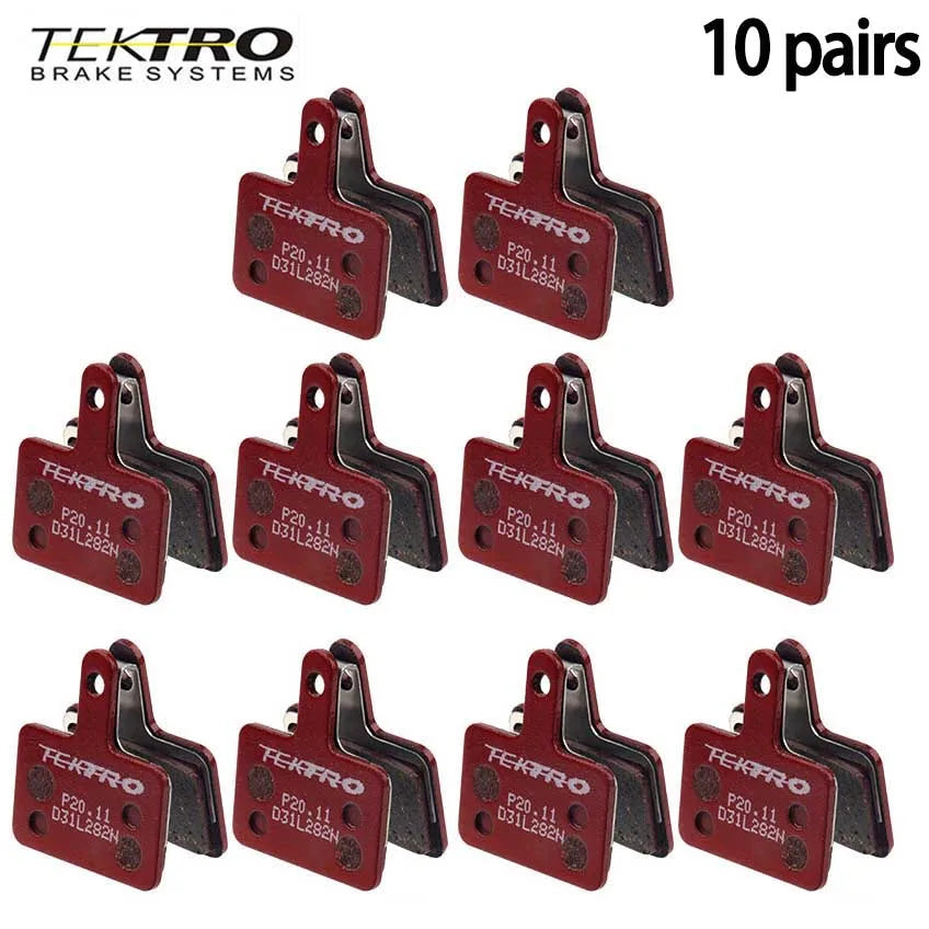 TEKTRO P20.11 Semi-Metallic Brake Pads for Mountain Bike Disc Brake Systems - High Friction Durable & Quiet Performance