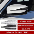 2pc Universal Auto Side Mirror Protector Sticker Carbon Fibe