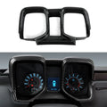 ABS Car Dashboard Display Screen Cover Carbon Fiber Interior