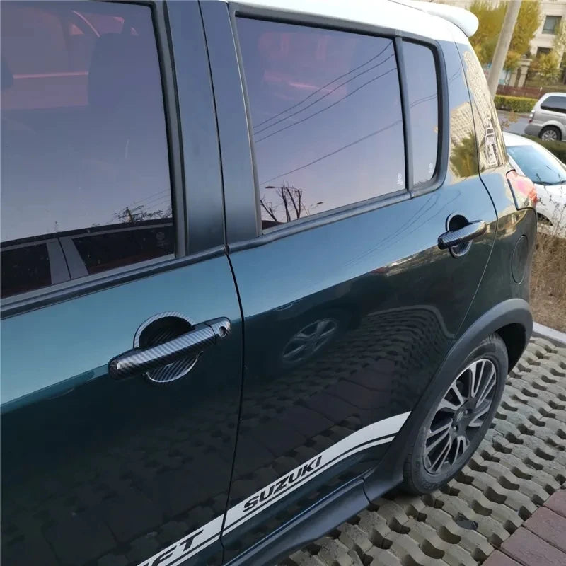 For Suzuki Swift 2005-2017 Chrome Carbon Fiber Car Door Hand