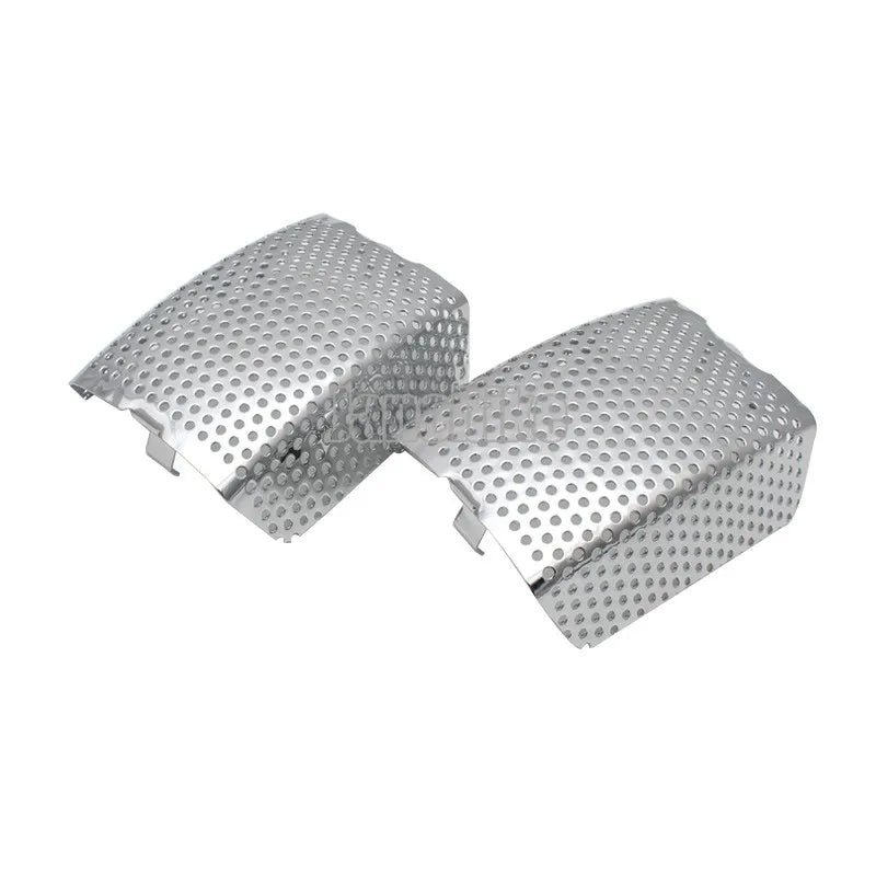 Motorcycle Chrome/Black Front Brake Caliper Insert Set For Harley Touring Road King Electra Glide CVO Ultra Classic V-Rod 06-19