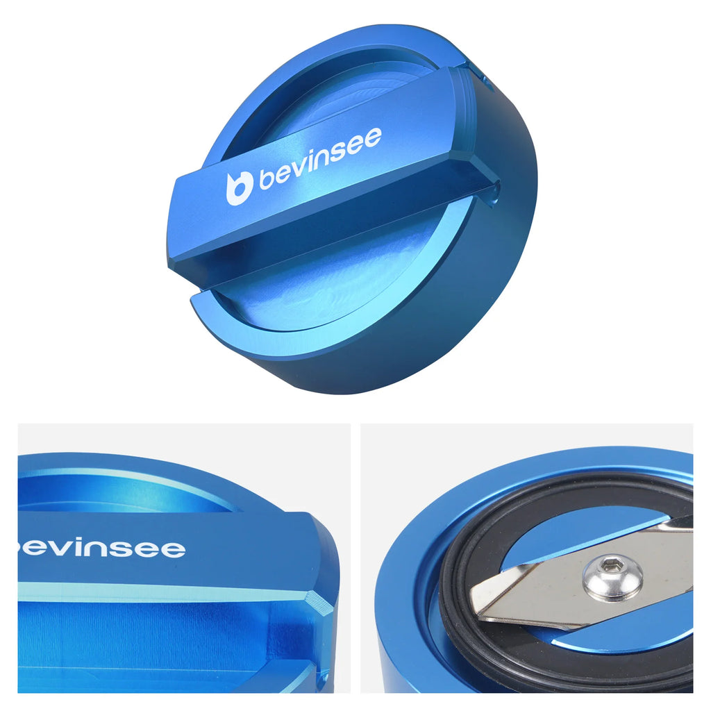 BEVINSEE Engine Oil Filler Cap For BMW E90 E92 E91 E93 E46 F