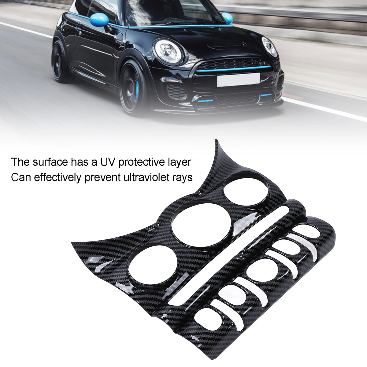 Car Air Conditioning CD Panel Cover Trims Frame 6.5in AC CD 