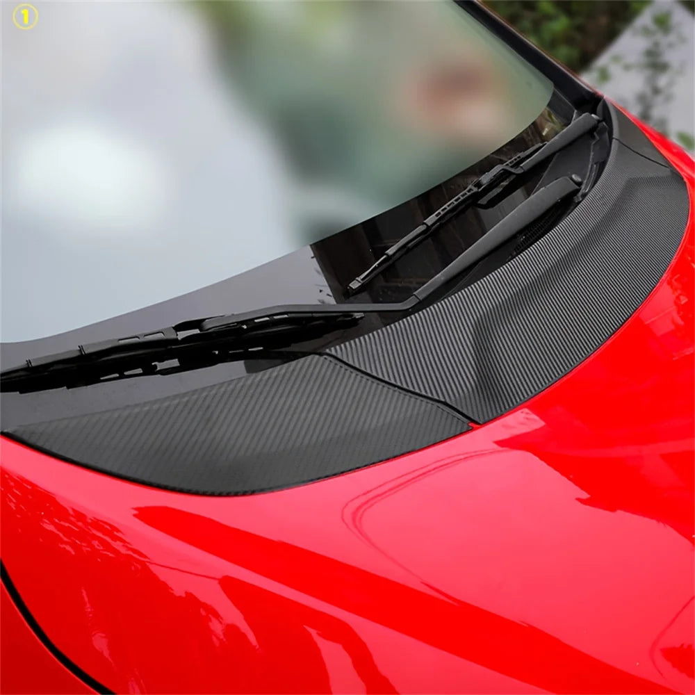 For Honda Fit Jazz GK5/Honda Jade 2014-2020 3D Black Hood Tr