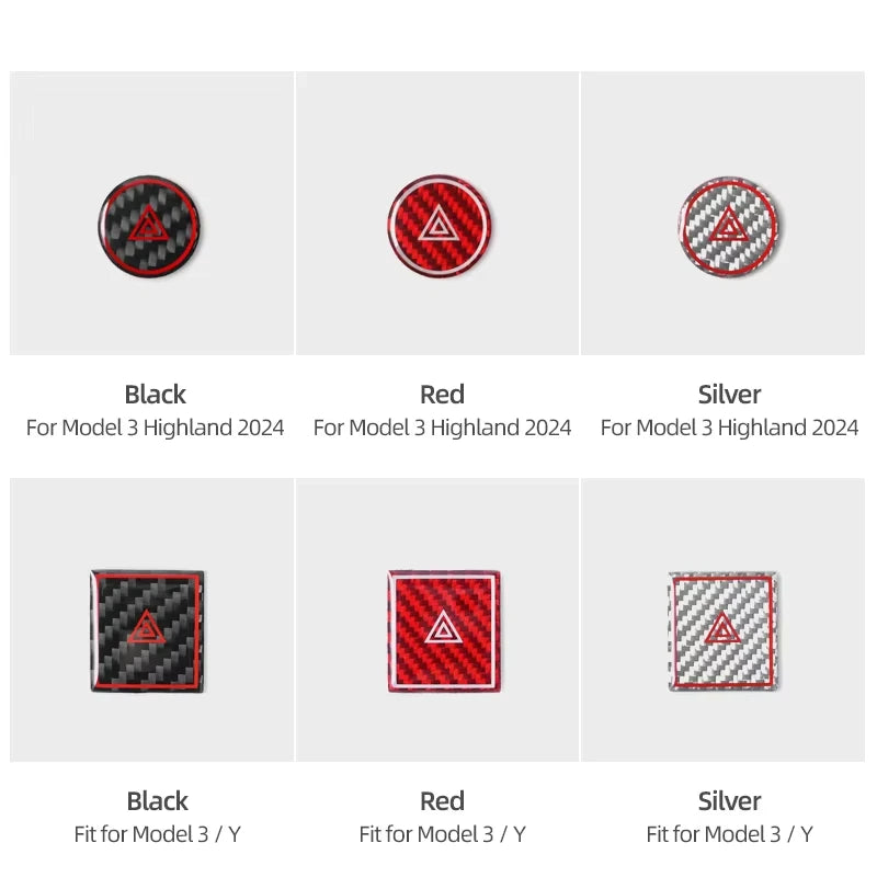 For Tesla 2019- Model 3 Highland Model Y Juniper Carbon Fibe