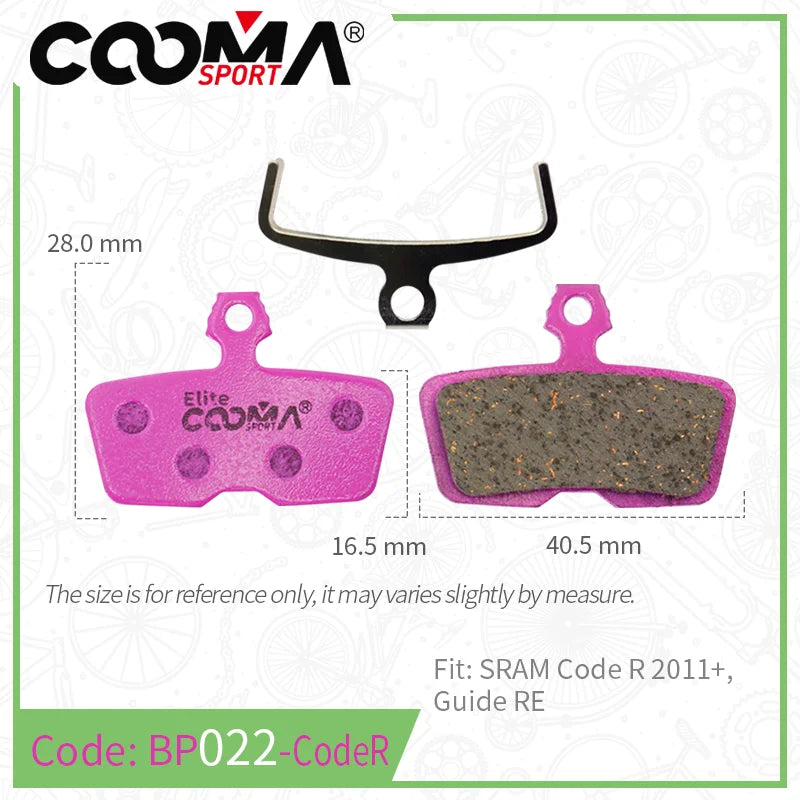 4 Pairs 8 PCS Ceramic Bicycle Brake Pads for SRAM Avid Shimano Magura Hayes Formula Hope ZOOM JAK Bike Caliper