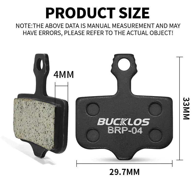 BUCKLOS Resin Disc Brake Pad For SRAM AVID Wear-resistant Hy