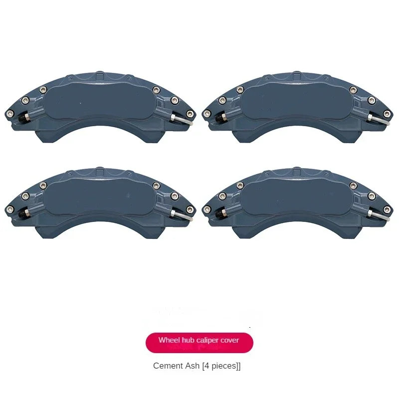 For Audi Car Brake Caliper Cover Aluminum Alloy Metal Fit A1 A2 A3 A4 A5 A6 A7 A8 Q1 Q2 Q3 Q4 Q5 Q6 Q7 TT TTS E-tron Allroad