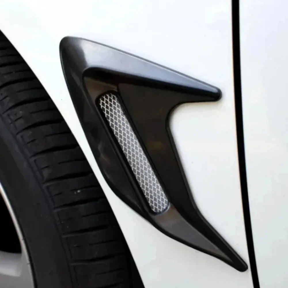 Carbon Fiber Universal Car Shark Gills Fender Side Air Flow 