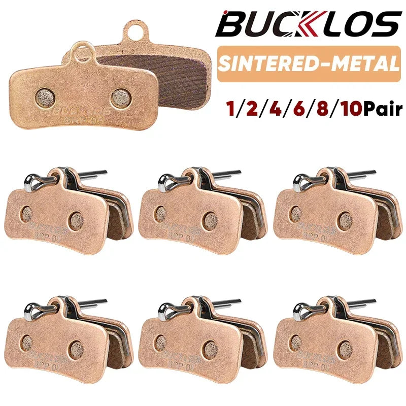 BUCKLOS Sintered-Metal MTB Brake Pads for D02S N03A Bicycle 