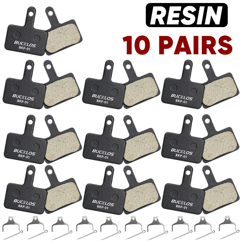 BUCKLOS Brake Pads Resin MTB Road Bike Hydraulic Disc Pads For SHIMANO MT200 B01S Wear-resistant Durable Bicycle Disc Brake Pads