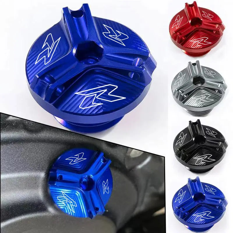 Motorcycle Accessories Engine Oil Filler Cap Oil Plug Cover 