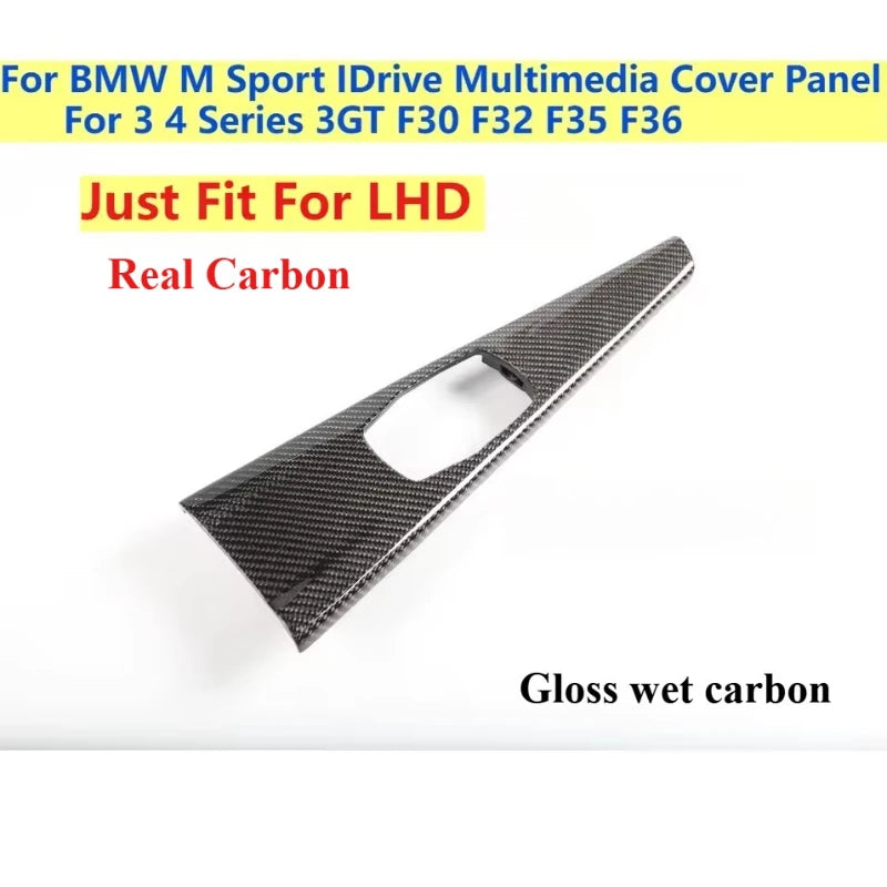 F30 F31 Car Alcantara Handbrake Handle with Carbon Fiber Gear Shift Knob Selector Trim For BMW F32 F33 F36 F80 F81 F82 F83 F84