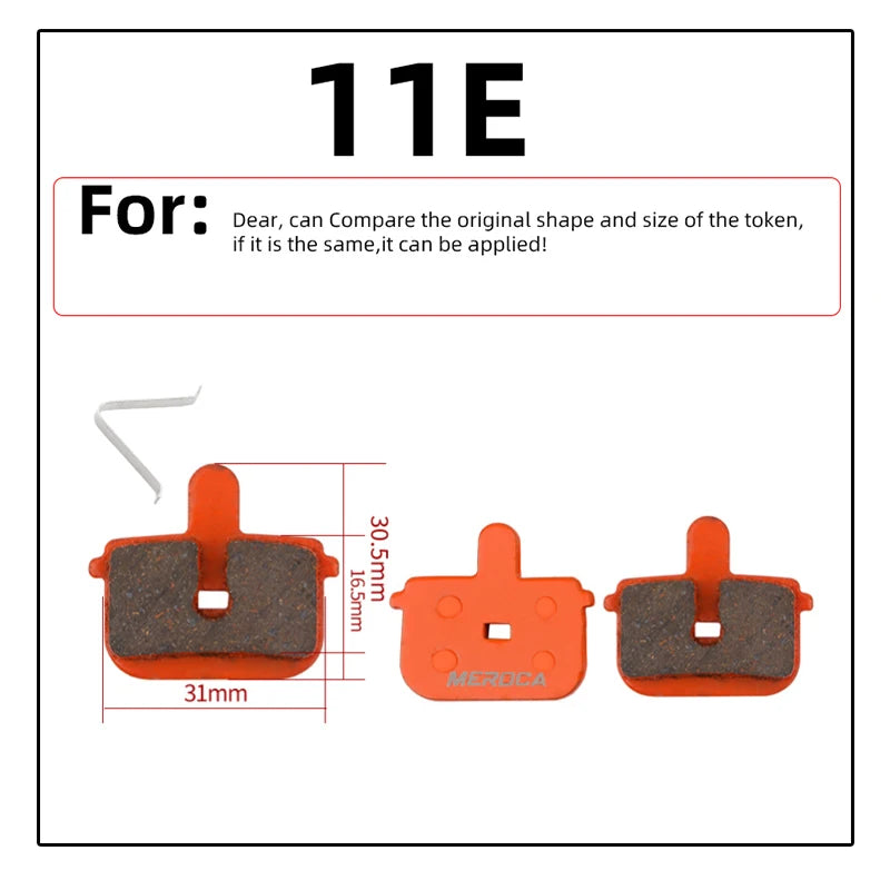 Bicycle Resin Brake Pad Mtb For Shimano M375 M445 Mt200 Bb5 Bb7 Mountain Road Bike Hydraulic Disc Brake Pads