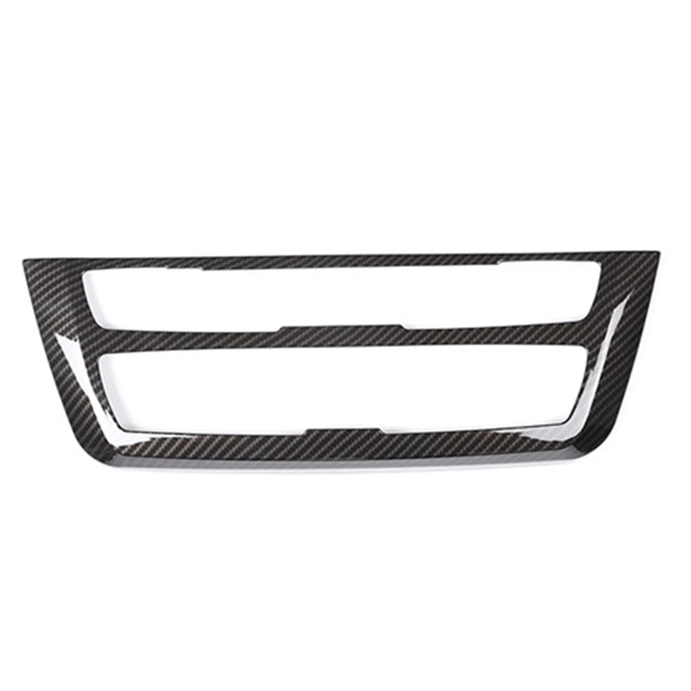 Car CD Panel Trim Center Console Cover Carbon Fiber Sticker 